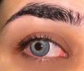 Satin Gray Cosmetic Lenses